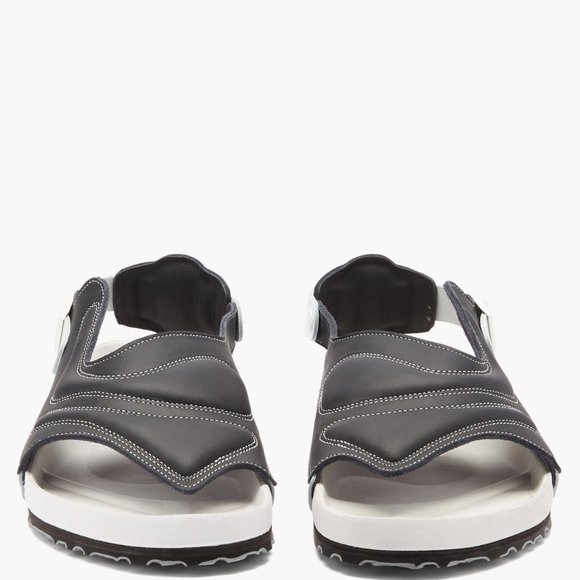 Birkenstock x Saskia Lenaerts Terra leather sandals. Exquisite. Size: 8, 41 - Picture 10 of 11